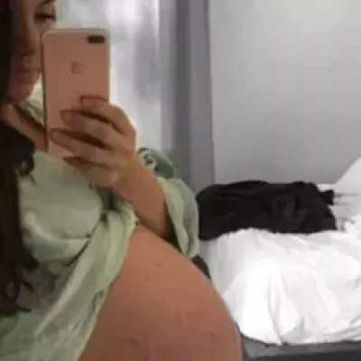 She became a mother of 3 in less than a year.
