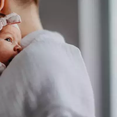 A woman put a camera in her baby daughter's room and couldn't believe what she saw her husband doing