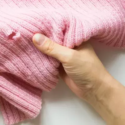 This is why you get little holes in your shirt all the time