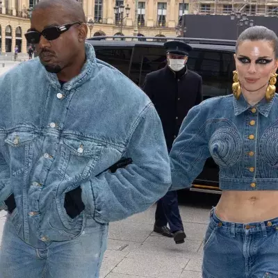 Ye and Julia Fox are seen in Paris, France