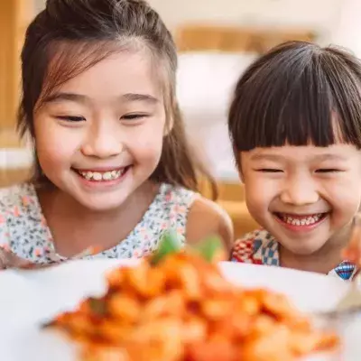 Children eating