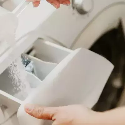 People just realising what washing machine drawer's third compartment is for