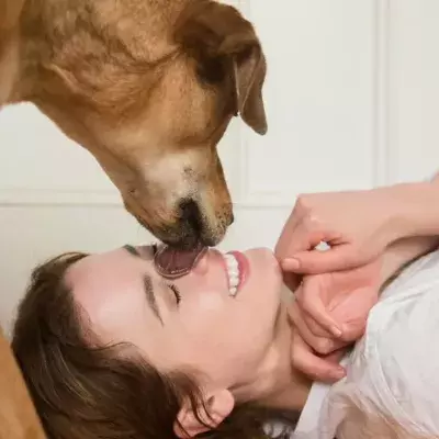 Kissing your dog could put you at risk of becoming seriously ill 