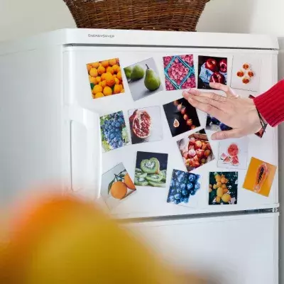 This is why you should never put magnets on your fridge door