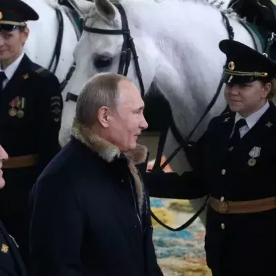 Vladimir Putin sends luxury horses to Kim Jong-un in alleged exchange for heavy ammunition