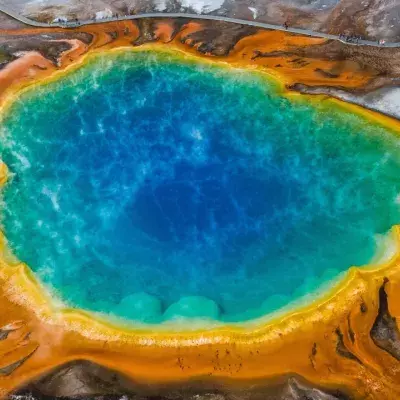 The Yellowstone Caldera supervolcano 