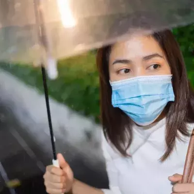 Coronavirus: How to take proper care of your mask in the rain
