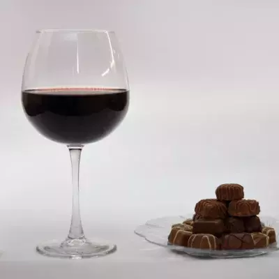 wine and chocolate
