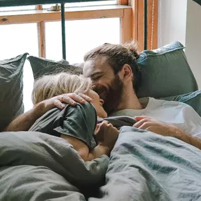 Couple in bed