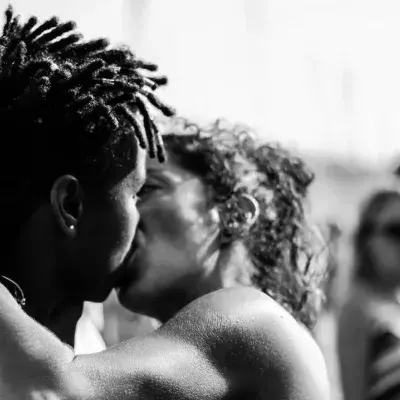 French kissing