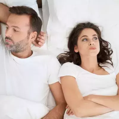 Unhappy couple