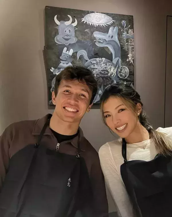 Alexander Albon and Lily Muni He