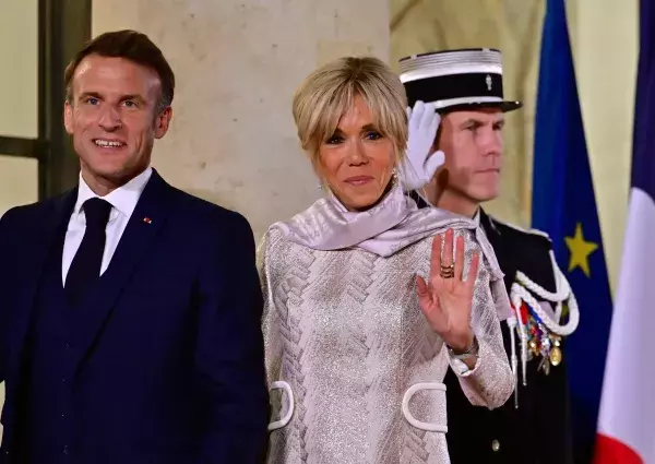 Brigitte and Emmanuel Macron in 2023