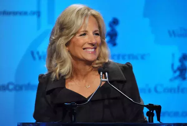 Dr. Jill Biden, a marathon runner 