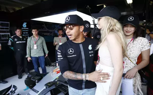 Lewis Hamilton and Gigi Hadid
