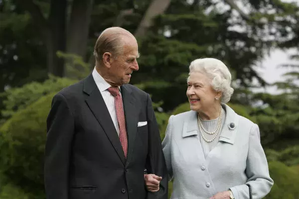 in 2007, the Queen and the Duke of Edinburgh celebrated their diamond wedding anniversary at Broadlands in Hampshire.
