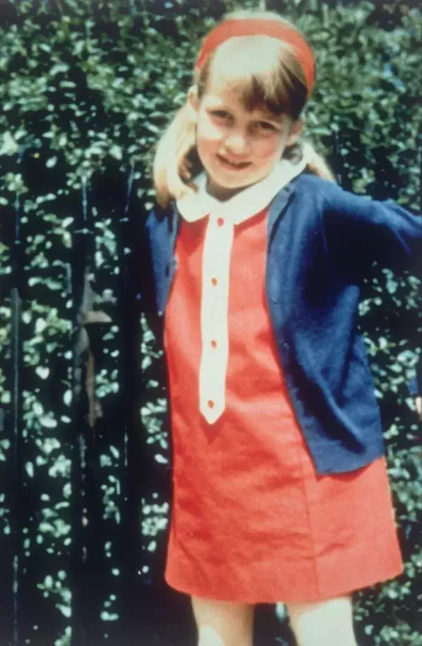 Lady Diana at 8 years old