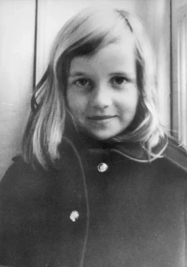 Lady Diana at 8 years old