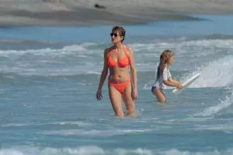 Lady Diana on holiday in the Caribbean in 1993