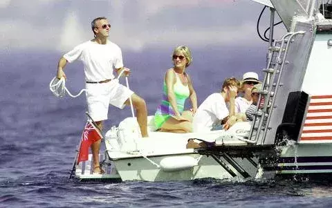 Lady Diana shortly before she died