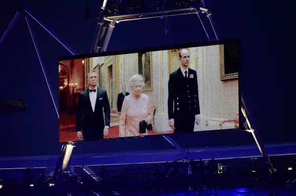 Queen Elizabeth at the London Olympics