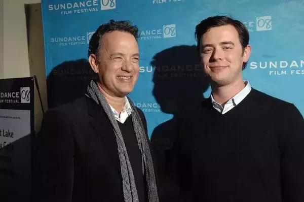 Tom Hanks and Collin Hanks