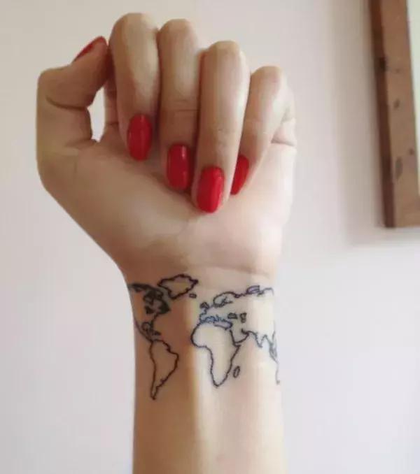 Sagittarius: You are adventurous and should consider getting tattoos of maps, the world, and other geographical symbols.