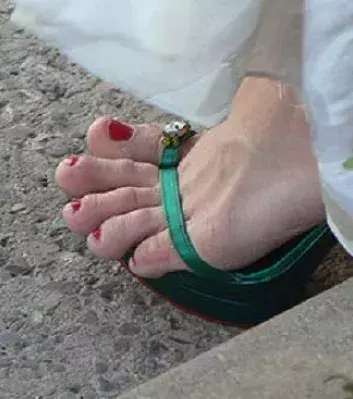When your toes are too long and protrude from the tip of your shoe!