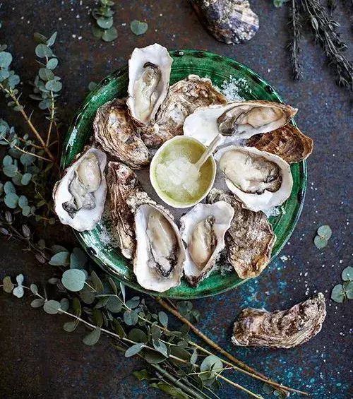 1: Oysters contain high amounts of zinc which prevents hair loss and promotes shiny and soft hair.