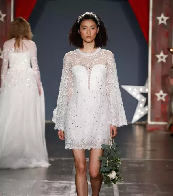 2018 wedding dress: bell sleeves, Jenny Packham