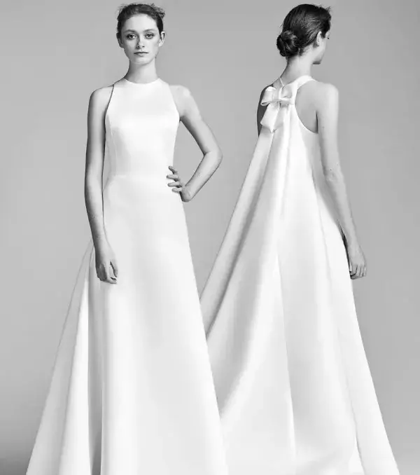 2018 wedding dress: dress with bow, Viktor and Rolf