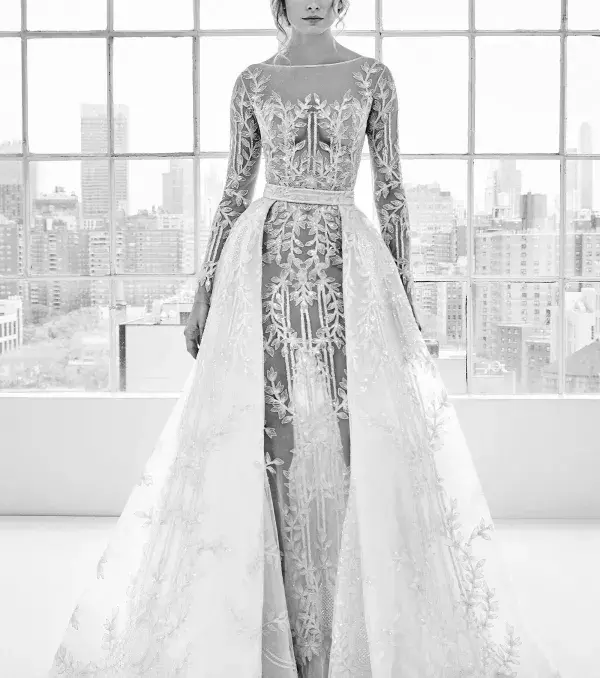 2018 wedding dress: dress with removable petticoat, Zuhair Murad