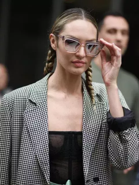 Autumn hair trends: double braids