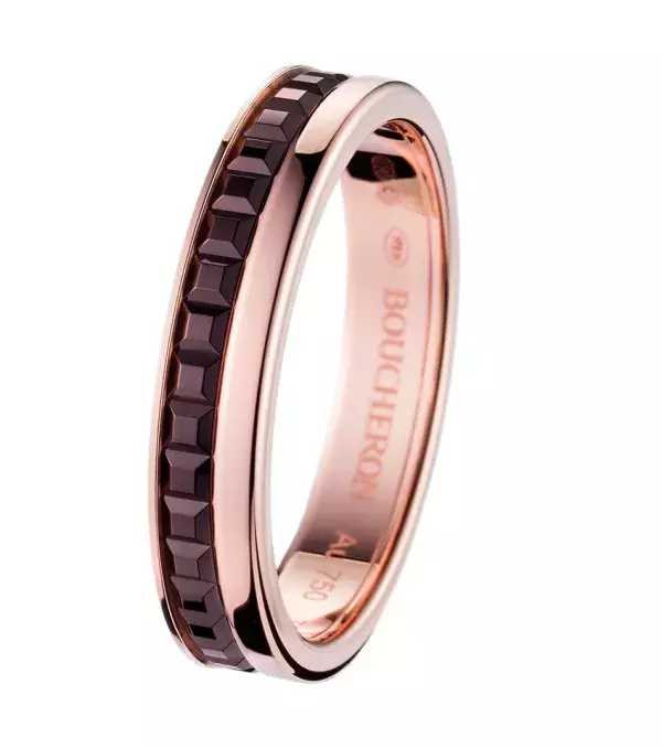 Boucheron - rose gold and PVD, £1412