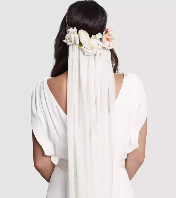 Bridal accessory - chiffon veil