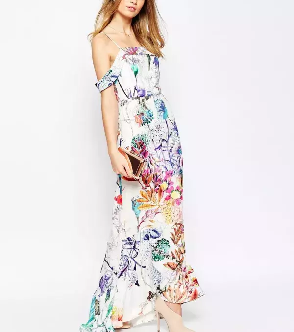 Bridesmaid dress: Asos, £106