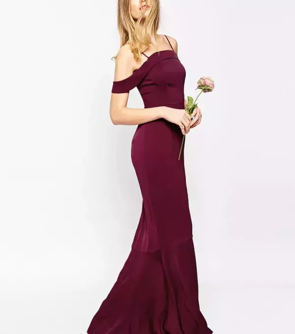 Bridesmaid dress: Asos, £93