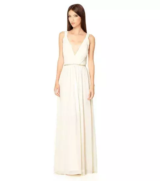 Civil ceremony wedding dress: Jarlo, Cristobel, £98