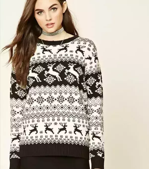 Do you want a classic black and white jumper? Here it is! You can find this at Forever21 for about £22.
