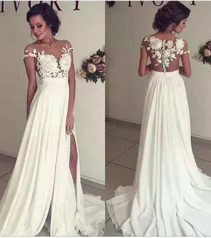Floral lace back