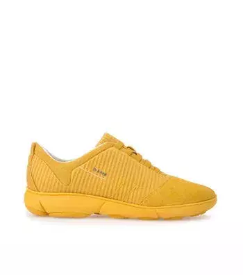 Geox shoes in this yellowish-orange color will bring a little sunshine with every step.