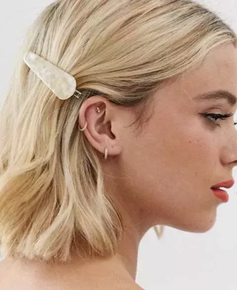 Glamorous Exclusive faux mother of pearl hair clip