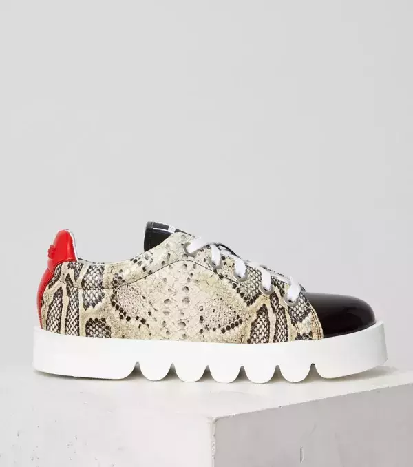 Go for wild with this Python patterned trainer by Kenzo.