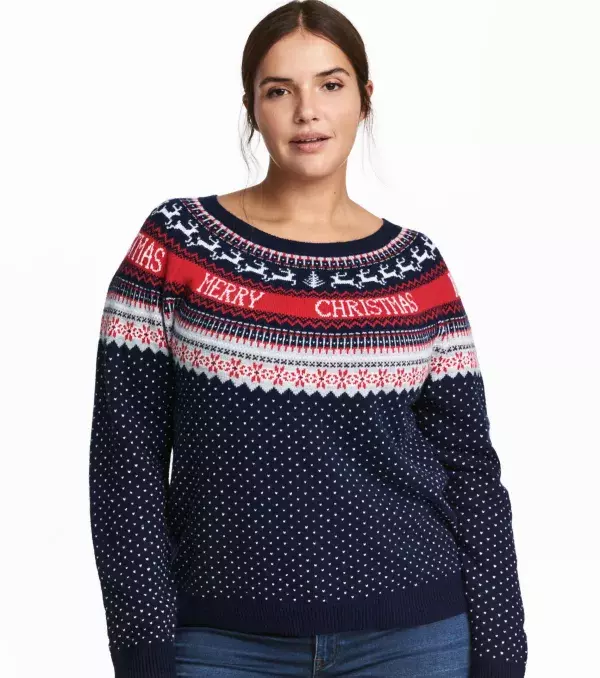 Here's a classic jumper with cute patterns. Find this at H and M for about £26.