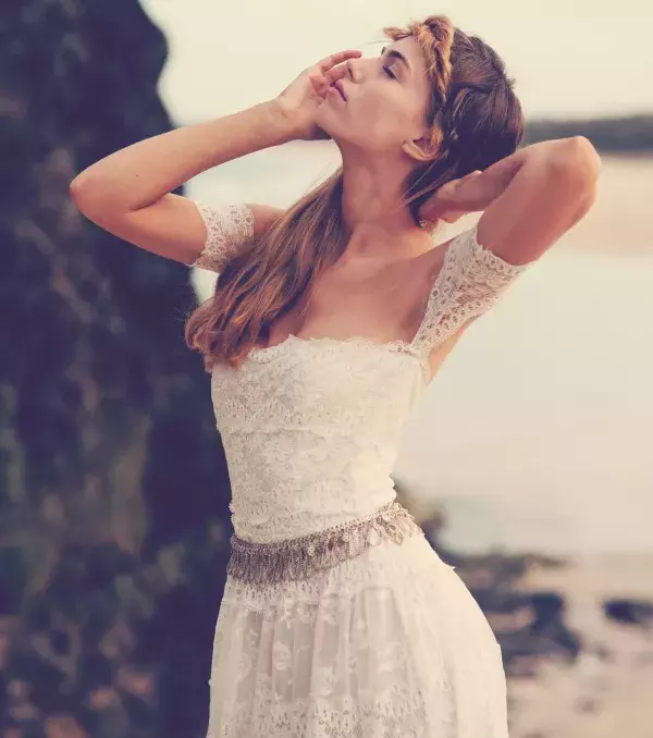 Lace wedding dress: Bohemian, Grace Loves Lace