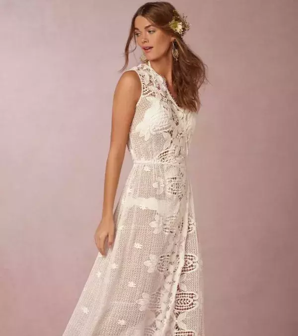 Lace wedding dress: Lingerie-inspired, BHLDN