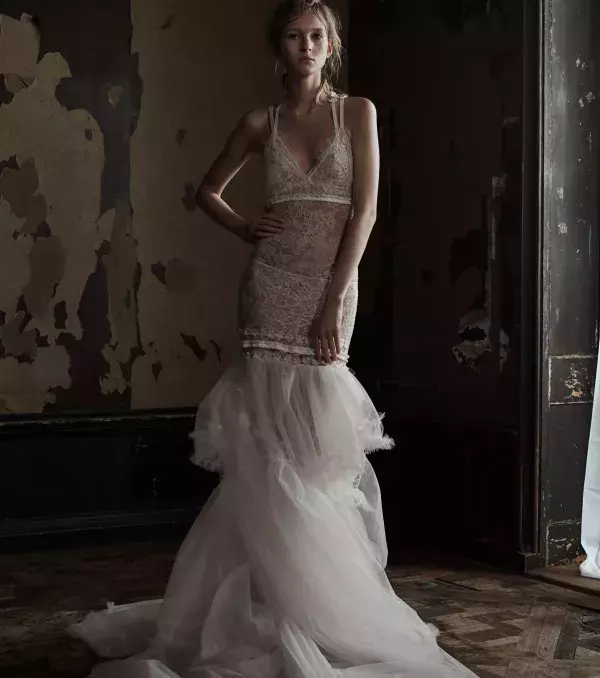 Lace wedding dress: Lingerie-inspired, Vera Wang