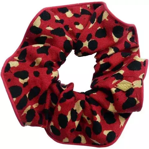 A leopard print scrunchy        