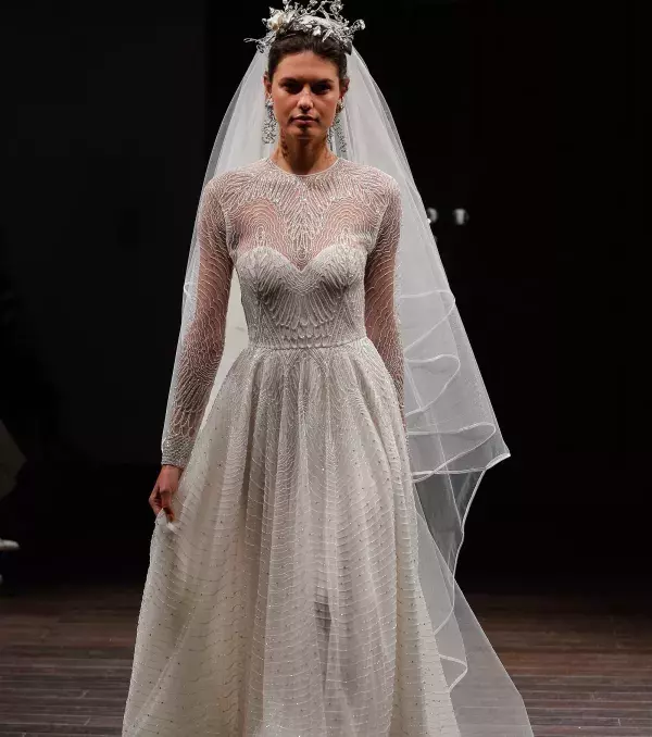 Princess wedding dress with long sleeves - Naeem Khan
