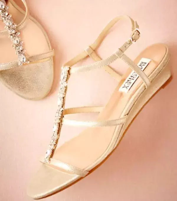 Wedding shoes: Badgley Mischka for BHLDN, £138